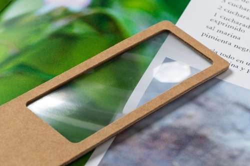 Niffy Lesezeichen mit Lupe