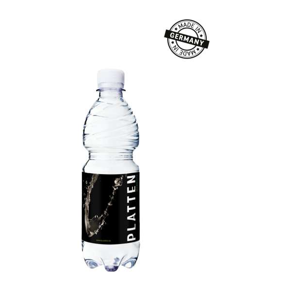 500 ml PromoWater mit Kohlensäure - Folien-Etikett