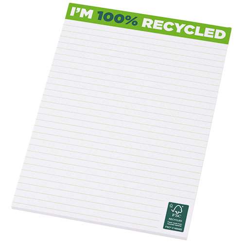 Desk-Mate® A5 recycelter Notizblock, 25 Blatt
