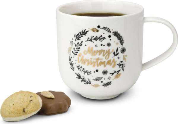 Geschenkset / Präsenteset: Süße Weihnachtstasse Merry Christmas