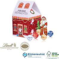 Präsent Weihnachtshaus Lindt Minis