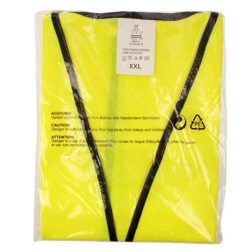 Warnweste "Standard" Polybeutel