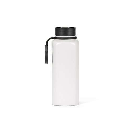 Ural Trinkflasche recy.Edelstahl, 820 ml. 360° Push-Verschluss
