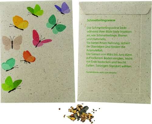 Samentütchen Graspapier 82 x 114 mm