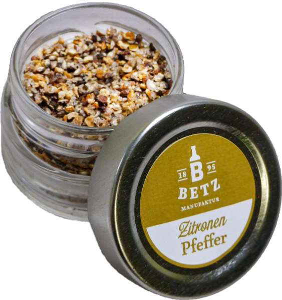Zitronenpfeffer im Schraubglas, 30 g