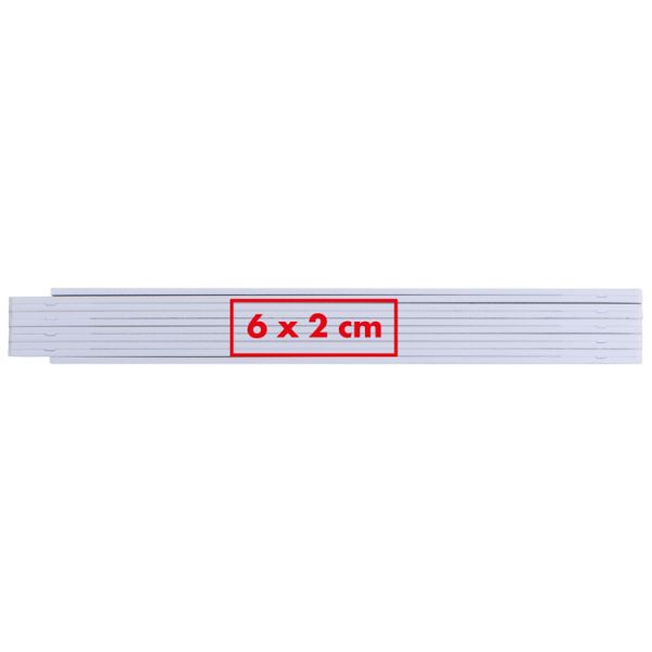 Zollstock 2m aus Kunststoff