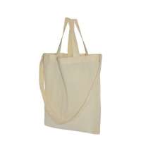 Baumwolltasche mit 2 kurzen Griffen und 1 langen Griff - 135 g/m² - 38 x 42 cm