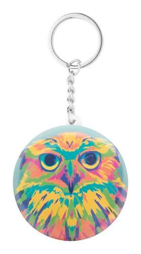 KeyBadge Bottle Button-Schlüsselanhänger