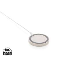 Vorschau: Rundes 5W Charging Pad aus Weizenstroh Vorschau: Rundes 5W Charging Pad aus Weizenstroh