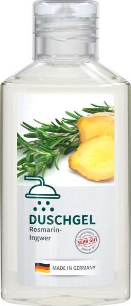 Duschgel Rosmarin-Ingwer, 50 ml, Body Label (R-PET)