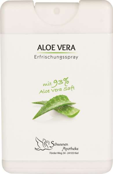 Erfrischungsspray 93 % Aloe Vera in 16 ml Spray Card