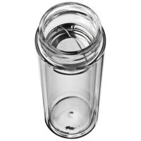 Vorschau: Borosilikat Glasflasche mit Teesieb, 400 ml Vorschau: Borosilikat Glasflasche mit Teesieb, 400 ml