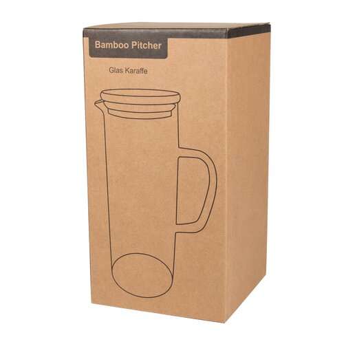 BAMBOO PITCHER - Glas-Karaffe