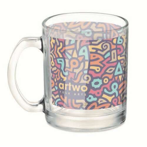 SUBLIMGLOSS Kaffeebecher aus Glas 300 ml