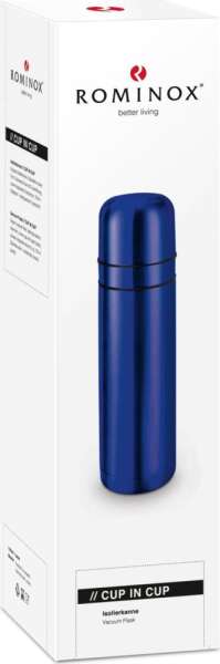 Isolierkanne Cup in Cup – mit 2 Deckeln