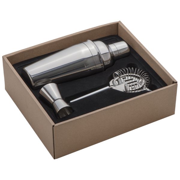 Metall-Cocktailset, 3-tlg. Messina
