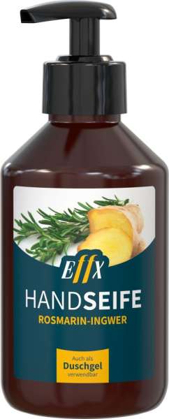 Flüssigseife "Rosmarin-Ingwer", 250 ml, Body Label (R-PET)