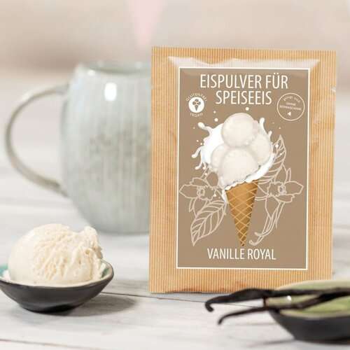 Eispulver Vanille Royal im Portionsbeutel