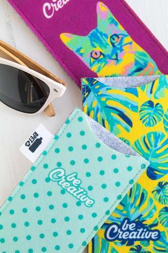 CreaFelt Sun Individuelles RPET Sonnenbrillenetui