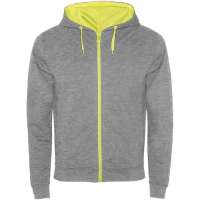heather grau / fluor yellow