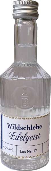 Wildschlehengeist 50 ml in Tastingflasche, 40 % vol.