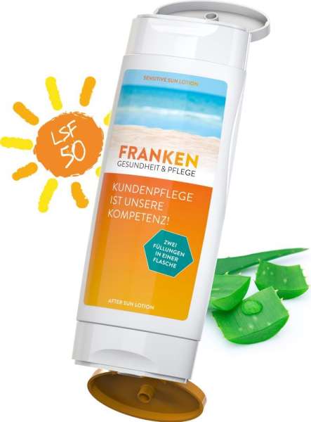 DuoPack Sonnenmilch LSF 50 (sens.) + After Sun Lotion (2x50 ml), BL