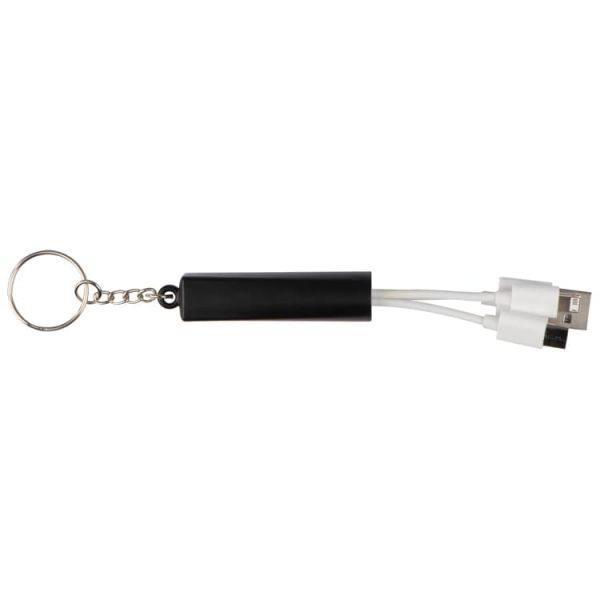 Schlüsselanhänger mit 3 in 1 USB Ladekabel