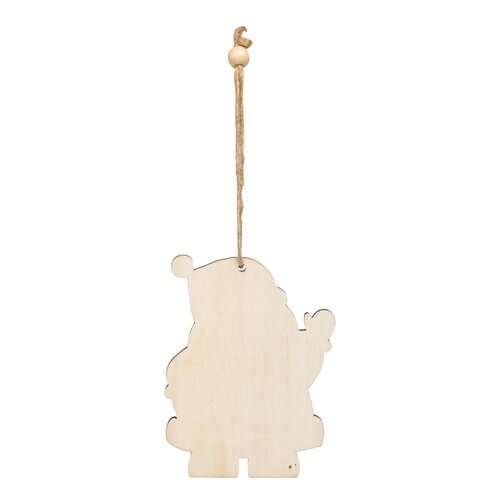 WOODEN SNOWI - Geschenk- / Baumanhänger