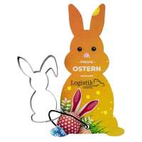 Vorschau: Backförmchen mit Rezeptblock - Hase Vorschau: Backförmchen mit Rezeptblock - Hase