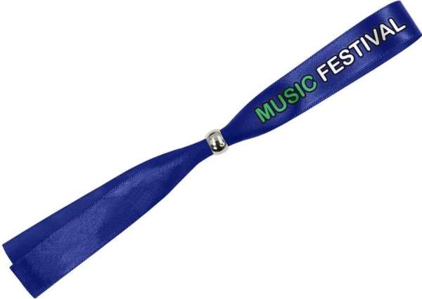 Eintrittsband aus Satin, einseitiger Sublimationsdruck
