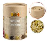 Bio Gewürzmischung Kräutersalz, ca. 80g, Kraftpapierstreuer Midi