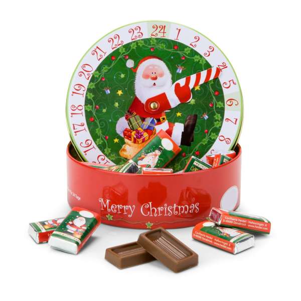 Präsentartikel: Runder Schokoladen Adventskalender