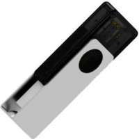 Klio-Eterna Twista transparent Mc USB 2.0 USB-Speicher mit drehbarem Schutzbügel