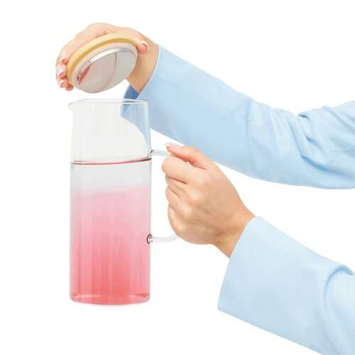 BAMBOO PITCHER - Glas-Karaffe