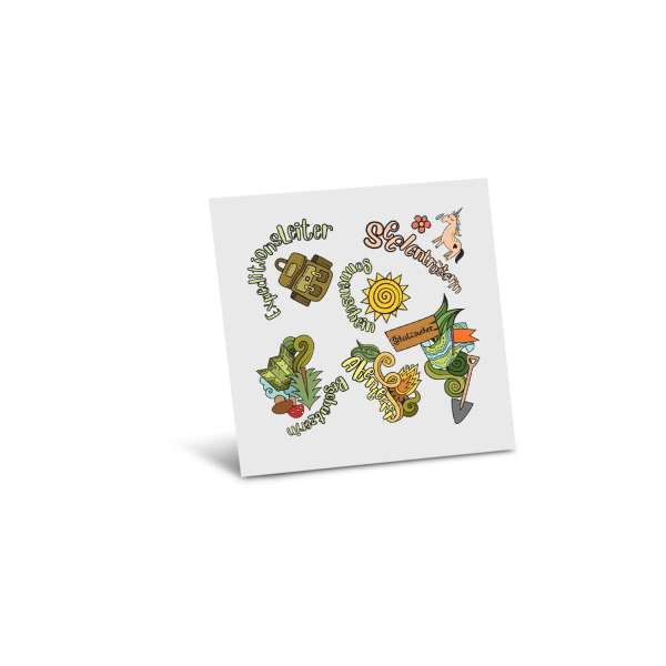 Tattoo Mäppchen mit individuellen Tattoos