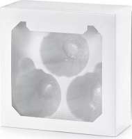 Vorschau: Weihnachtskugel 8 cm 3 Kugeln pro Box mit 2-3fbg. Tampondruck Vorschau: Weihnachtskugel 8 cm 3 Kugeln pro Box mit 2-3fbg. Tampondruck