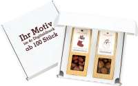 Vorschau: 2 Weihnachts-Snacks im weißen Geschenkkarton Vorschau: 2 Weihnachts-Snacks im weißen Geschenkkarton