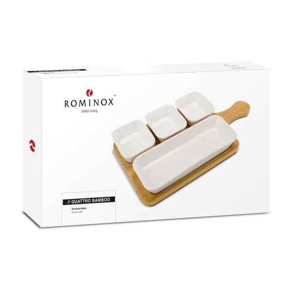 ROMINOX® Servierschalen Quattro Bamboo
