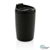 GRS recycelter PP-Becher mit Flip-Deckel