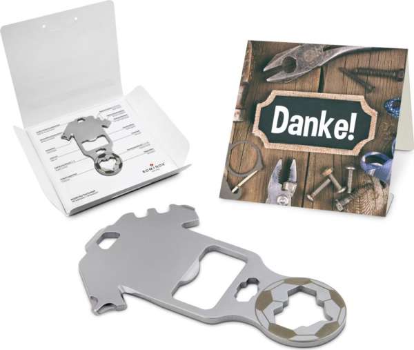 ROMINOX® Key Tool Football - Fußball Danke