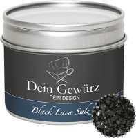 Gewürzmischung Black Lava Salz, ca. 110g, Metalldose