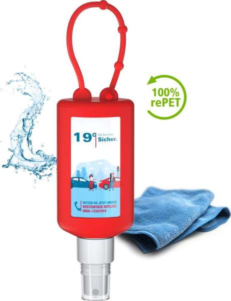 Kfz Cockpit-Reiniger, 50 ml Bumper, Body Label (R-PET)