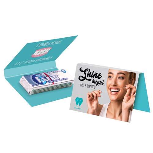 Werbekarte Visitenkartenformat Wrigley&#039;s EXTRA®