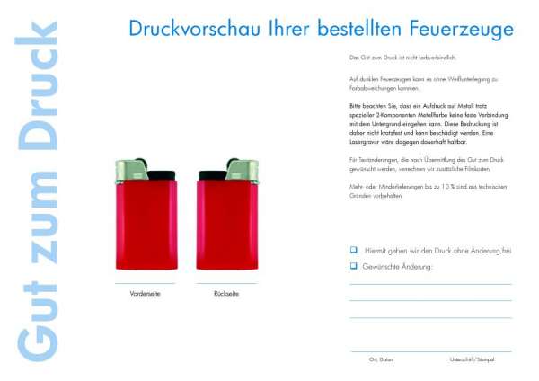 Djeep Einwegfeuerzeug