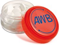 Vorschau: Mini Kunststoff Dose als Werbeartikel Vorschau: Mini Kunststoff Dose als Werbeartikel