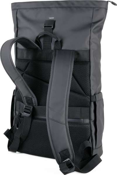 TROIKA Roll Top Rucksack TROIKA BLACK ROLL TOP
