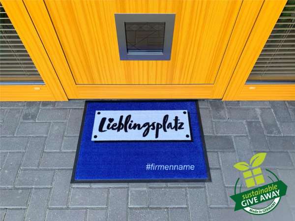 Werbematte für Services Rund ums Haus 40 x 60 cm