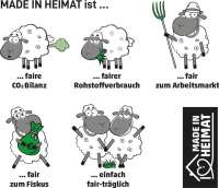 Vorschau: Baumwolltasche MADE IN HEIMAT, kurze Henkel Vorschau: Baumwolltasche MADE IN HEIMAT, kurze Henkel