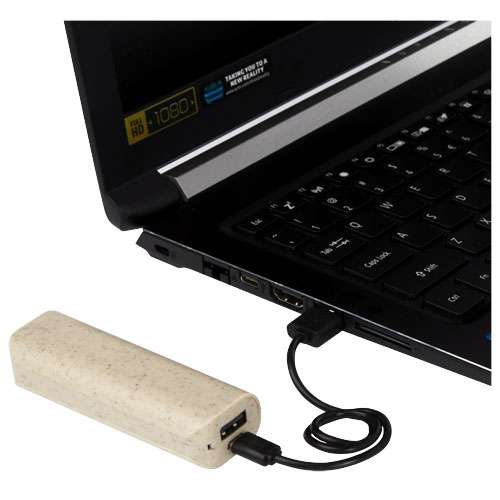 Yoko 1200 mAh Weizenstroh Powerbank