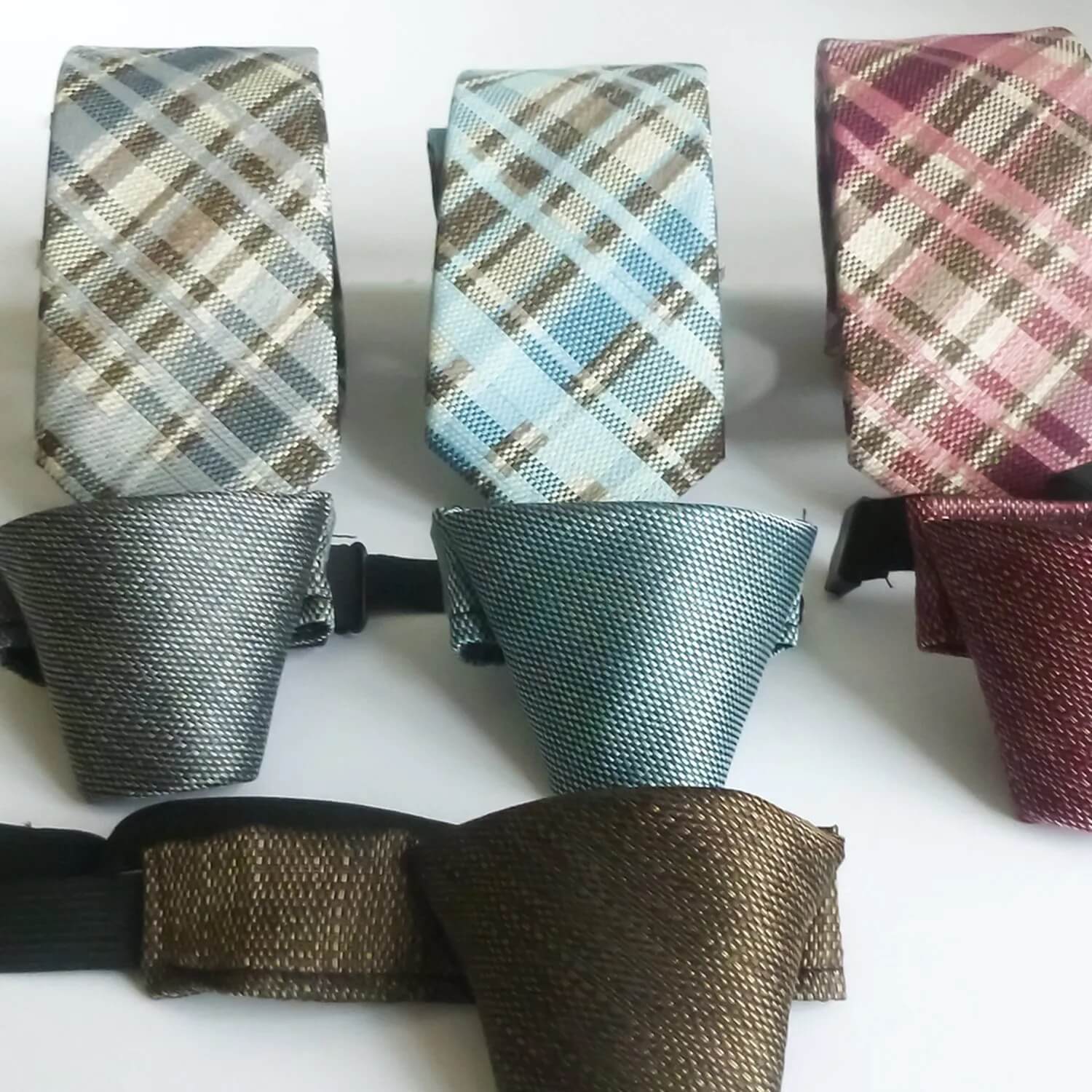 Kombination aus Krawatte und Knoten